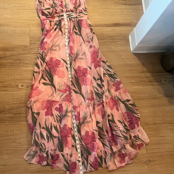NWT Petal & Pup Lennon Halterneck Maxi Dress - Pink Floral Size - Small - Picture 15 of 15